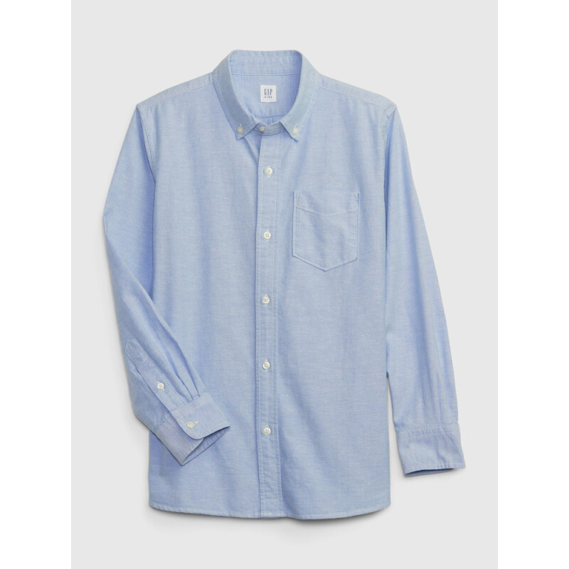 V-LS BAS OXFORD BLUE OXFORD