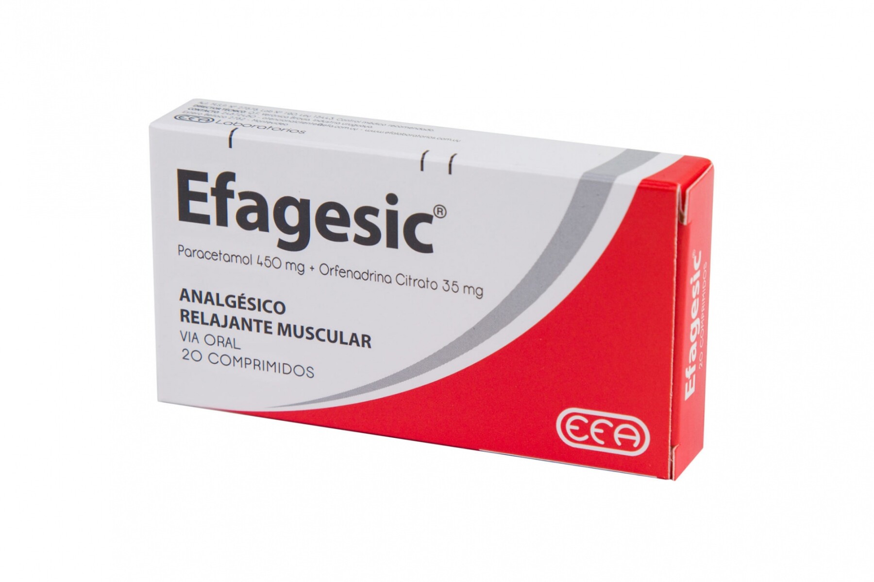 Efagesic 20 Comprimidos 