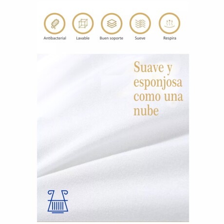 Almohada LZ 003 Fibra Siliconada Premium 50x70 Almohada LZ 003 Fibra Siliconada Premium 50x70