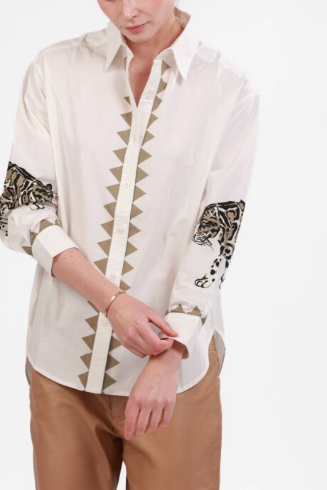 Pre Venta - Camisa Snow Leopard White Pre Venta - Camisa Snow Leopard White