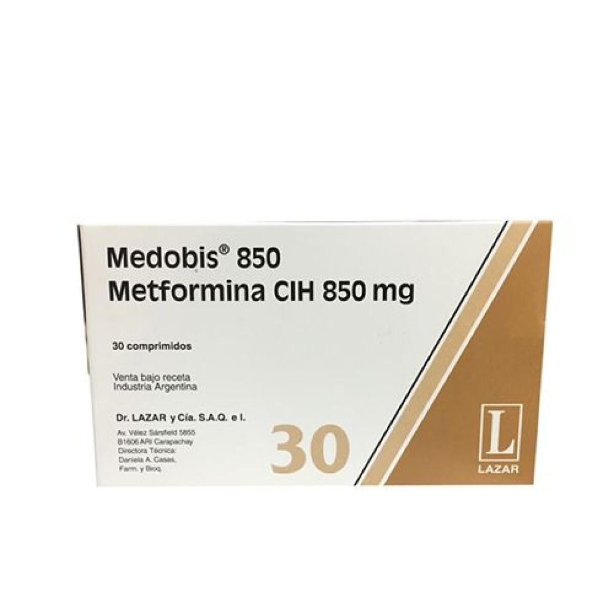 Medobis 850 mg x 30 Comprimidos – Apoyo Nutricional