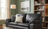 Sillón 100% Cuero - 2 Cuerpos - Monza Negro