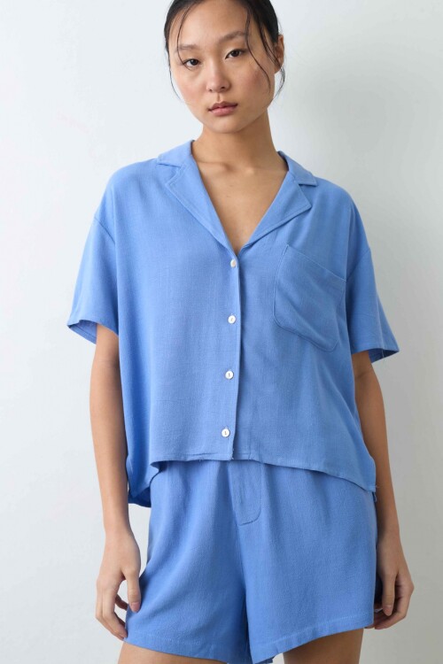 Camisa Alessia Azul