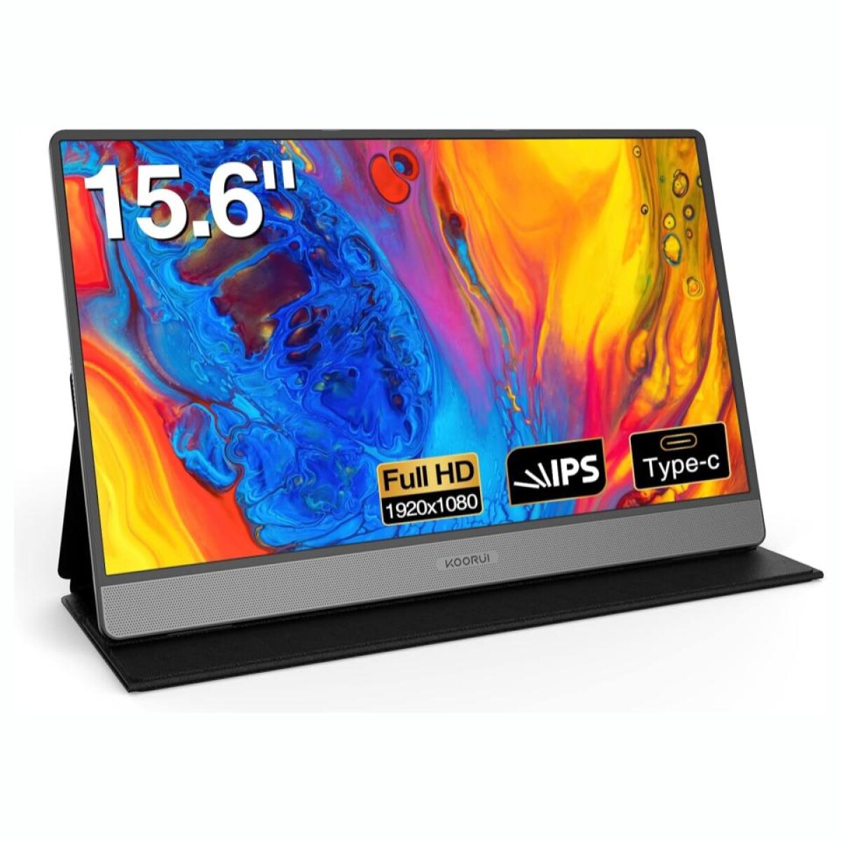 Monitor Portátil KOORUI 15,6' FHD IPS 1080P 60Hz 