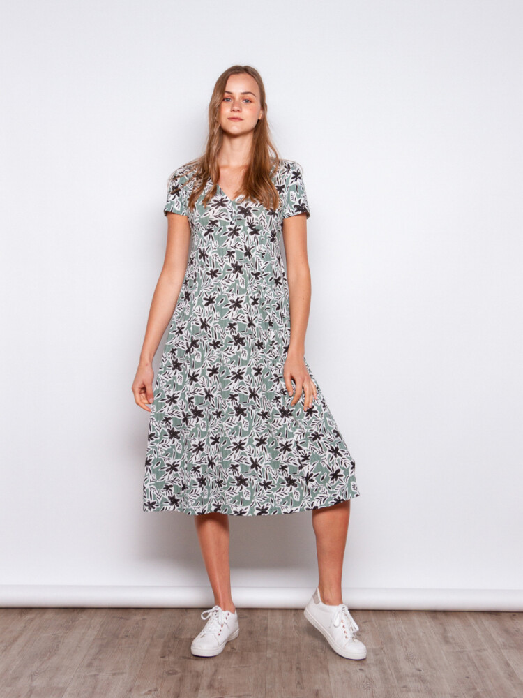 VESTIDO FAUSTA - Verde Nilo — Allie VESTIDO FAUSTA - Verde Nilo — Allie