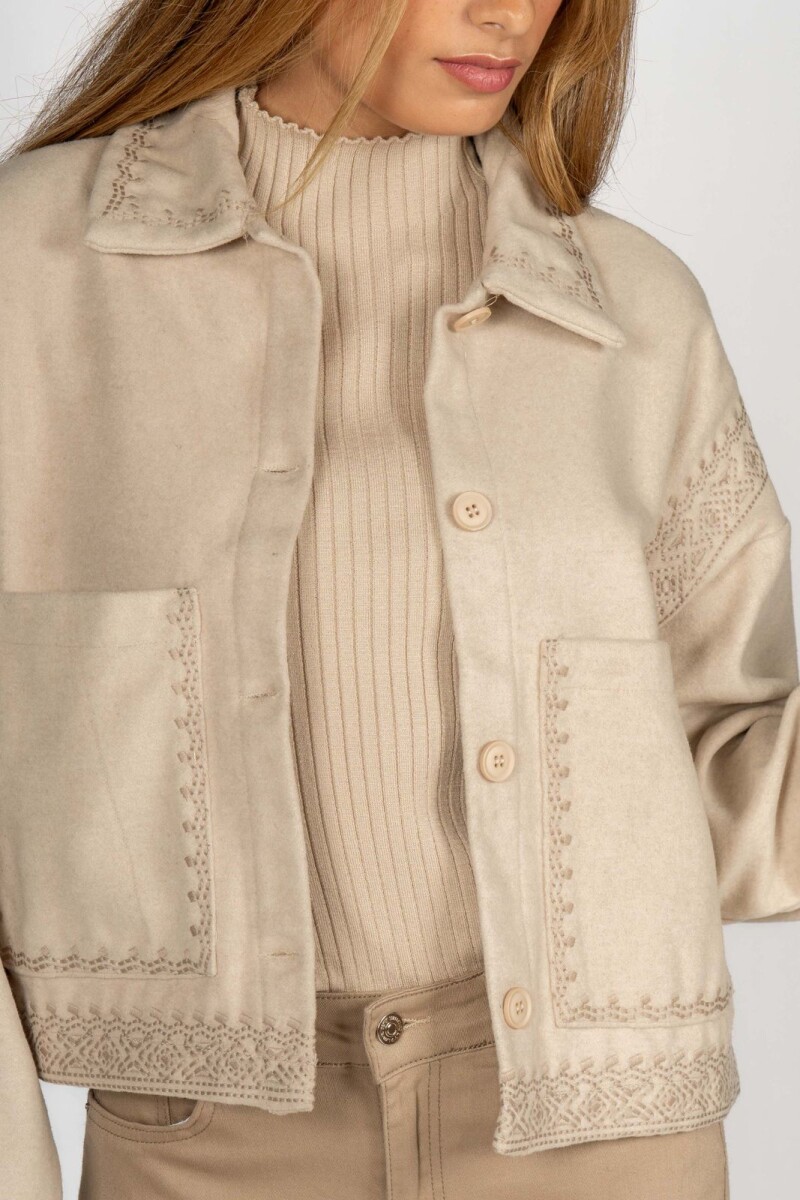 Sobrecamisa Linen Beige
