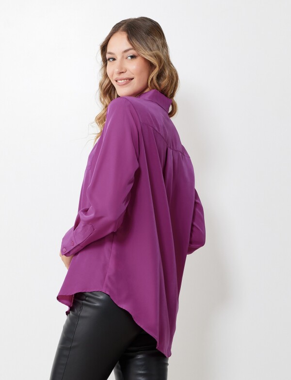 Camisa Saten VIOLETA
