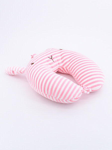ALMOHADA DE VIAJE OSITO ROSADO