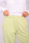 Pantalón deportivo Wide Leg Verde pistacho