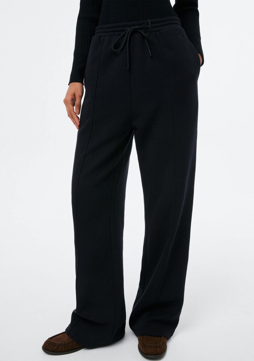 PANTALÓN CON BOLSILLOS - BLANCO - NEGRO 