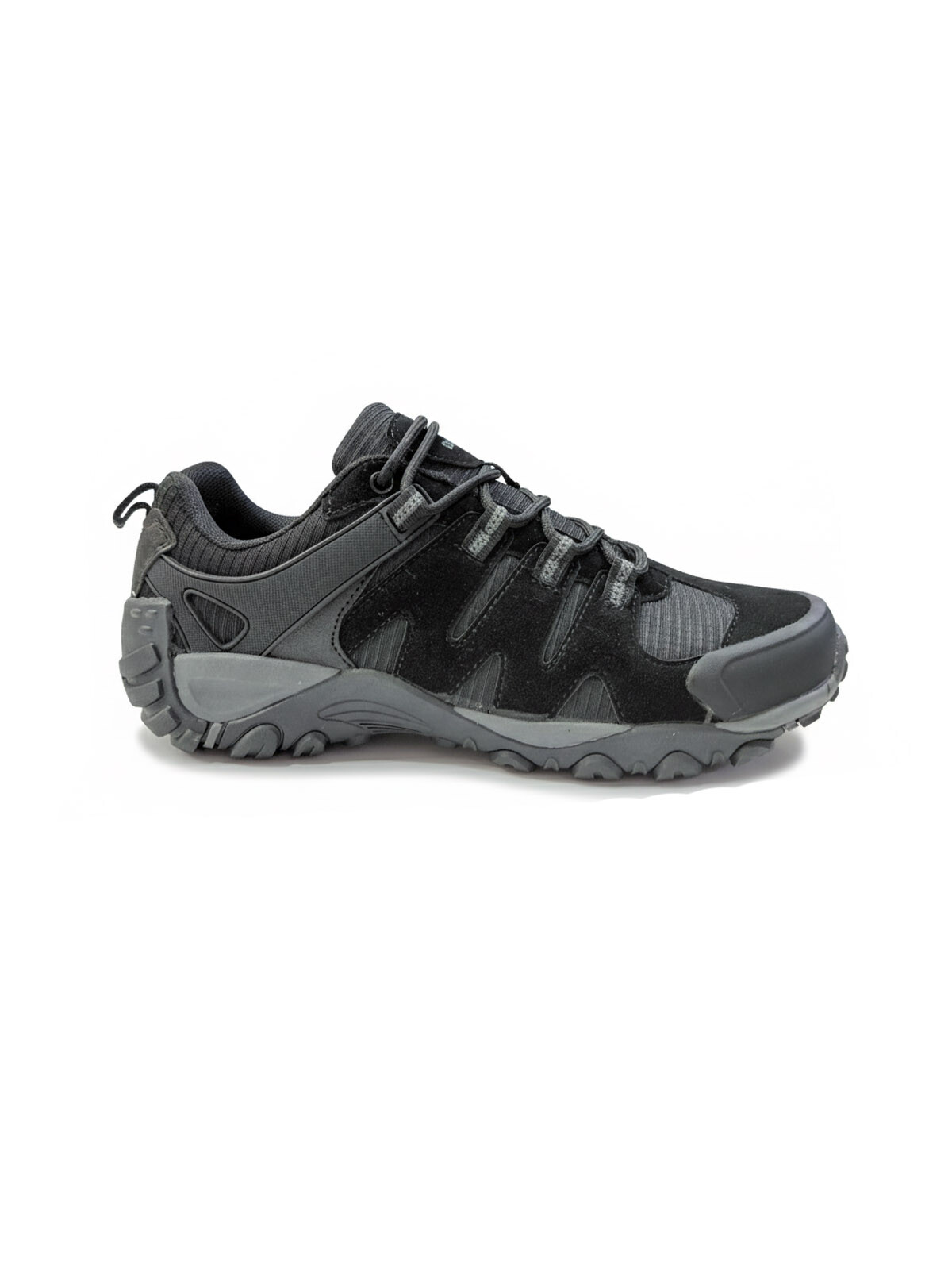 CALZADO TREKKING NEGRO-GRIS