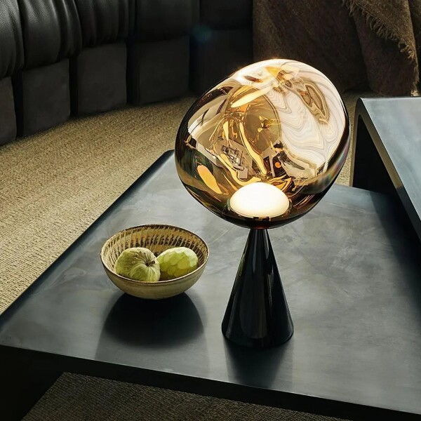 LUMINARIA DE MESA GOLD BOULE Dorado - UNICO