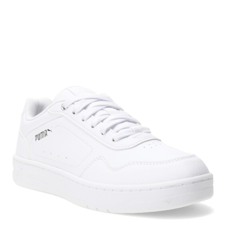 Championes de Mujer Puma Court Classic Blanco - Plateado