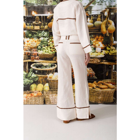 Pre Venta Pantalon Coco Manteca