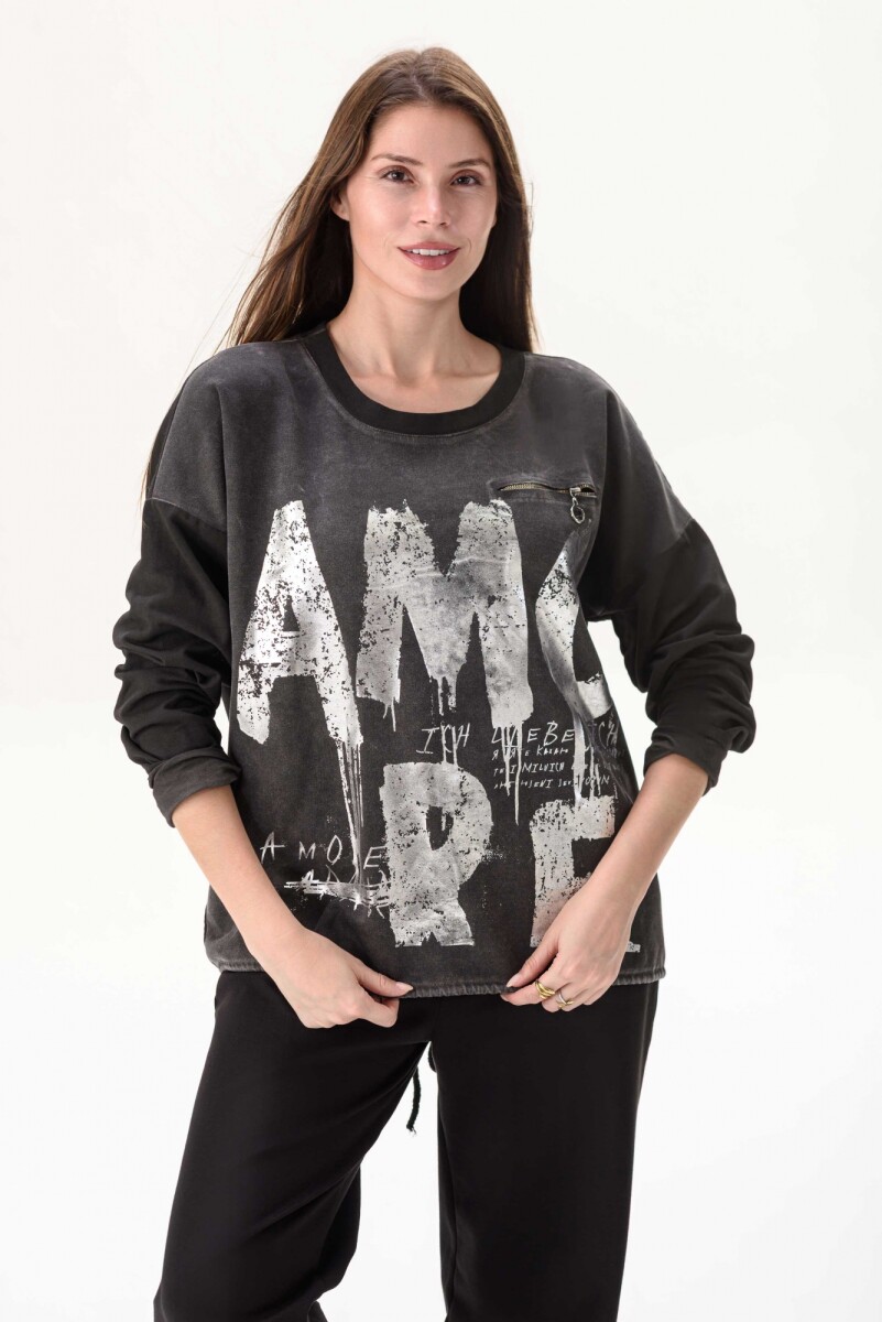 Buzo Toscana - Negro 