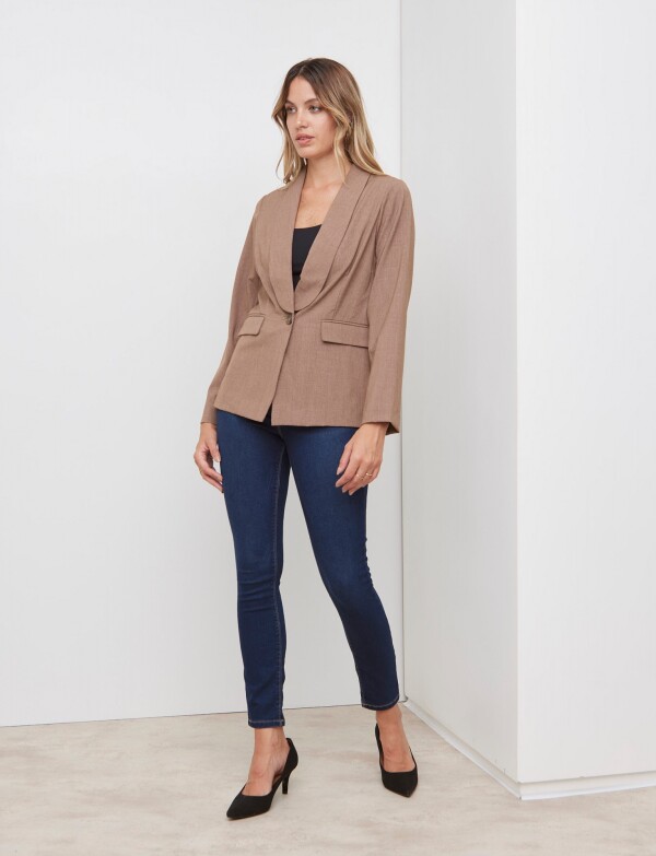 Blazer Solapa TOSTADO