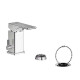 Griferia De Bidet Monocomando Con Transferencia, Desague Y Tapita Sauco Fv CROMO
