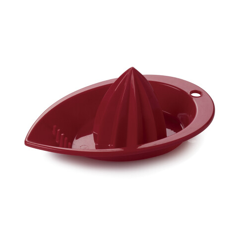 Exprimidor Plástico Chico Manual de Fruta ROJO
