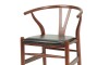 Silla Wishbone - Madera de Roble tapizada Silla Wishbone - Madera de Roble tapizada