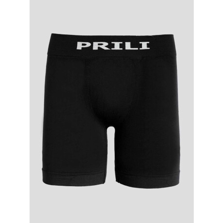 Boxer large prili de microfibra Negro