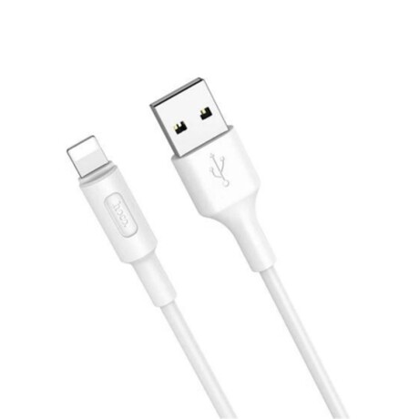 Cable de Datos HOCO USB a Lightning Blanco 1mt Cable de Datos HOCO USB a Lightning Blanco 1mt