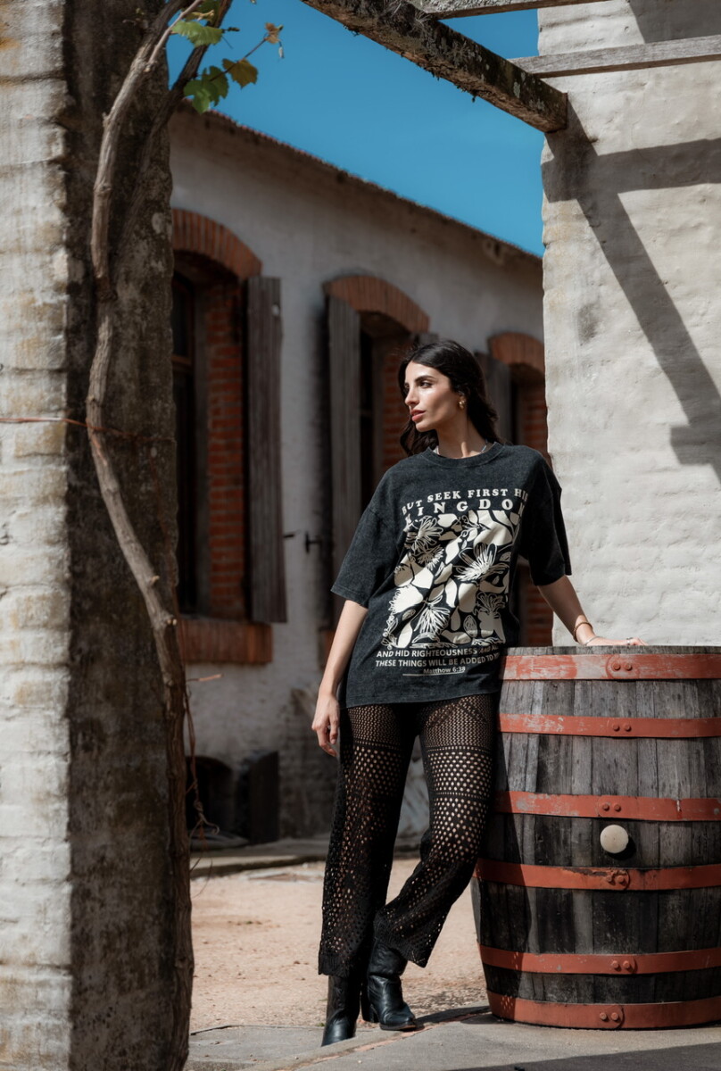 Pantalón calado - negro 