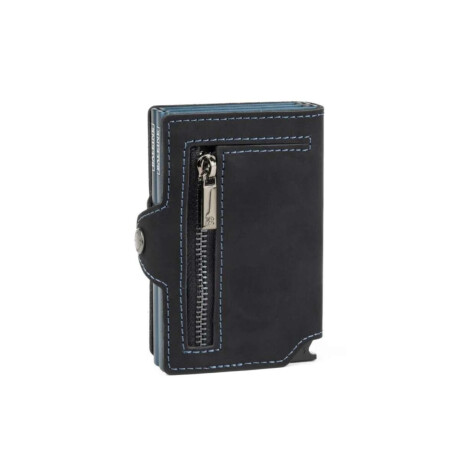 Billetera Baleine Double Kansas Zipper Deep Navy