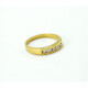 Anillo En Oro 18K, 2 Brillantes Baguette Y 3 Redondos Anillo En Oro 18K, 2 Brillantes Baguette Y 3 Redondos