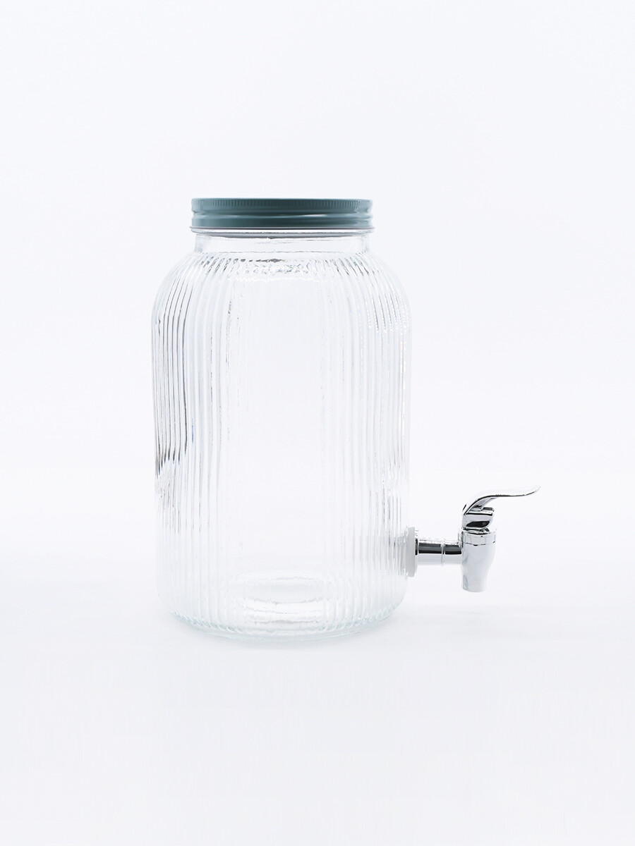DISPENSADOR BEBIDA CON CANILLA OSLO - TRANSPARENTE 