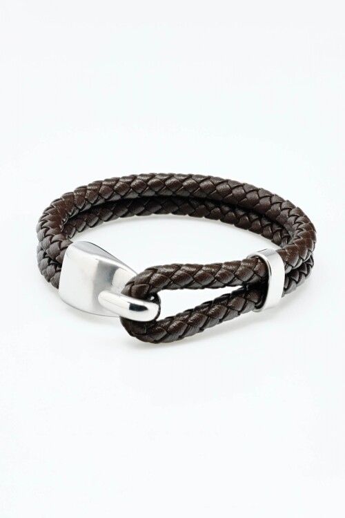 Pulsera cuero Marrón