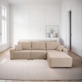 SOFA ESQUINERO VERSATILLE - BOUCLE BEIGE SOFA ESQUINERO VERSATILLE - BOUCLE BEIGE