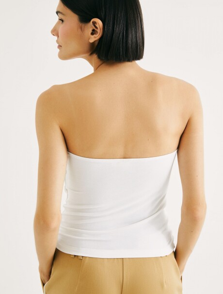 TOP SIN TIRANTE BLANCO
