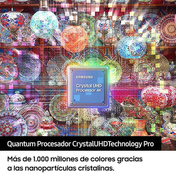 Smart Tv Samsung Saun65du7000 4k 65" TV 65 SAMSUNG CRYSTAL UN65U8000