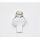 Anillo Solitario Antiguo En Platino Y Oro 18K Blanco Con Brillante 2.16 Ct Anillo Solitario Antiguo En Platino Y Oro 18K Blanco Con Brillante 2.16 Ct