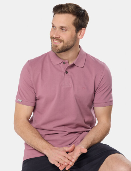 REMERA POLO PIQUE LISA Rosado