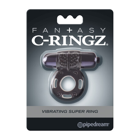 Fantasy C-Ringz Vibrating Super Ring Negro Negro