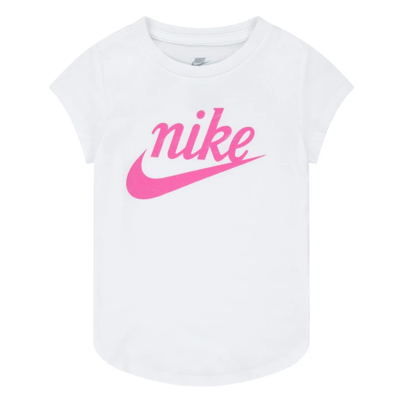Remera Nike Script Futura Tee de Niños Blanco