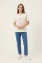 Remera m/c estampada Shells Glisten CRUDO
