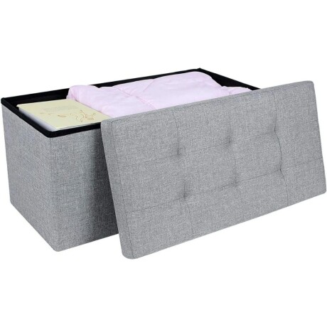 Puff Baul Houston Lino Gris