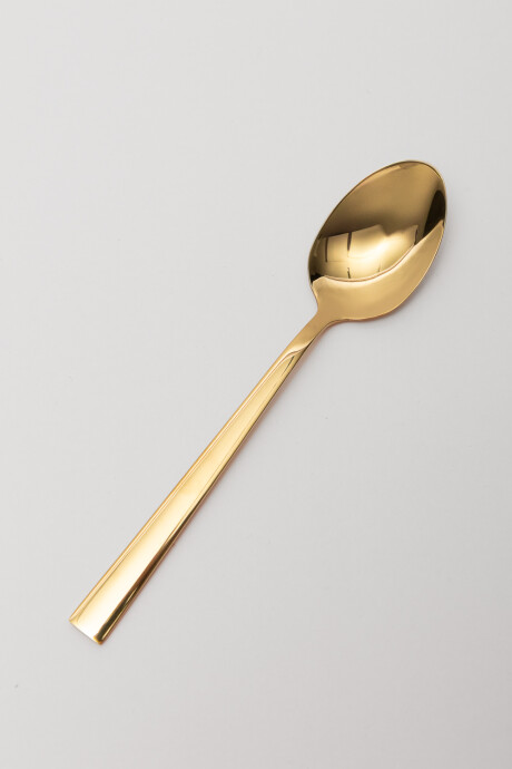 Cuchara Asher Set 4 Un. Dorado Brillante Color Unico