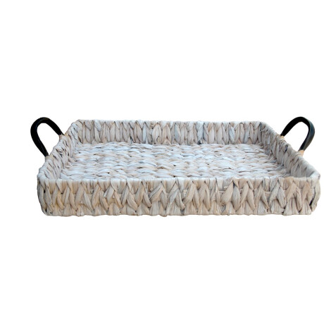 BANDEJA RECTANGULAR C/ASAS 44X36X6CM BANDEJA RECTANGULAR C/ASAS 44X36X6CM