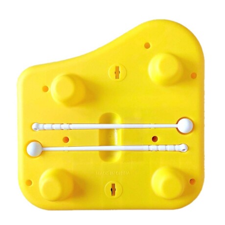 Piano Xilofón Musical 5 Notas Juguete Didáctico Bebé Huanger Amarillo