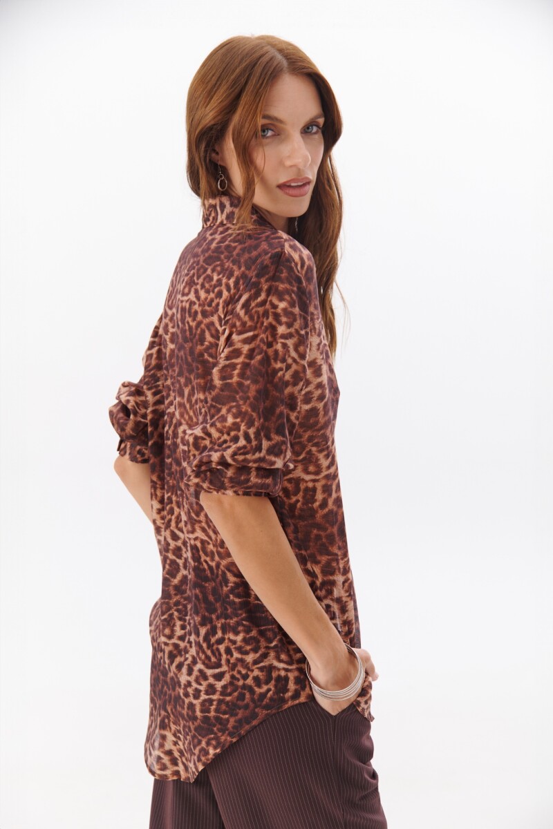 CAMISA MARGAY CARAMELO
