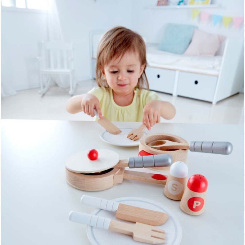 Juego De Cocinar Y Servir Hape Juego De Cocinar Y Servir Hape
