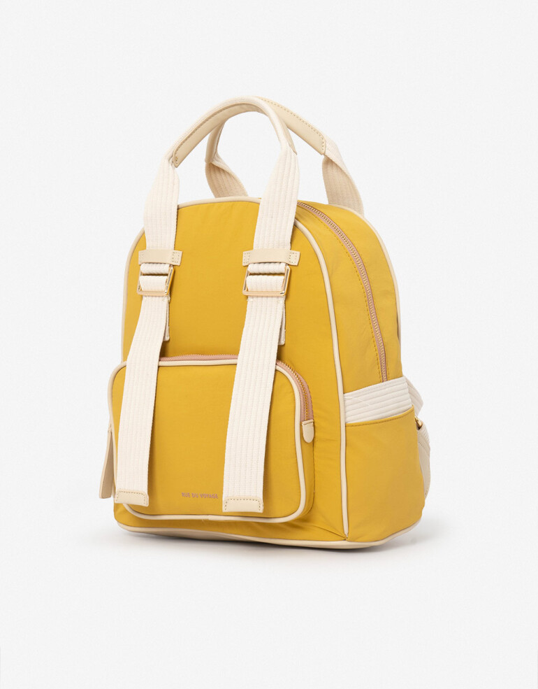 Mochilas Urbanas Mochila Rue Du Voyage - Amarillo Mostaza