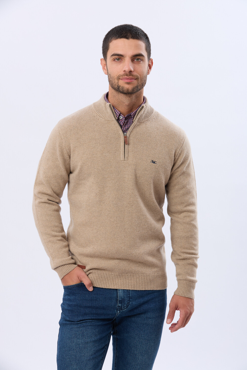 BUZO DE LANA DE ABRIGO Beige