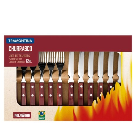 Juego de Cubiertos Polywood Tramontina de 12 Piezas 001