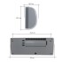 Caloventilador De Pared Microsonic Spd15687 CONVECTOR PARED MICROSONIC 15687 OLT