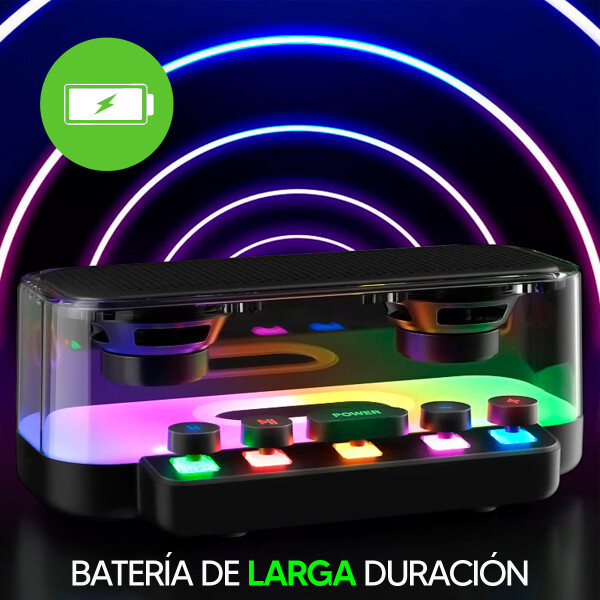 Parlante Pasivo Portátil Z6 Led Rgb PARLANTE PORTATIL LED RGB Z6 BT/FM/USB