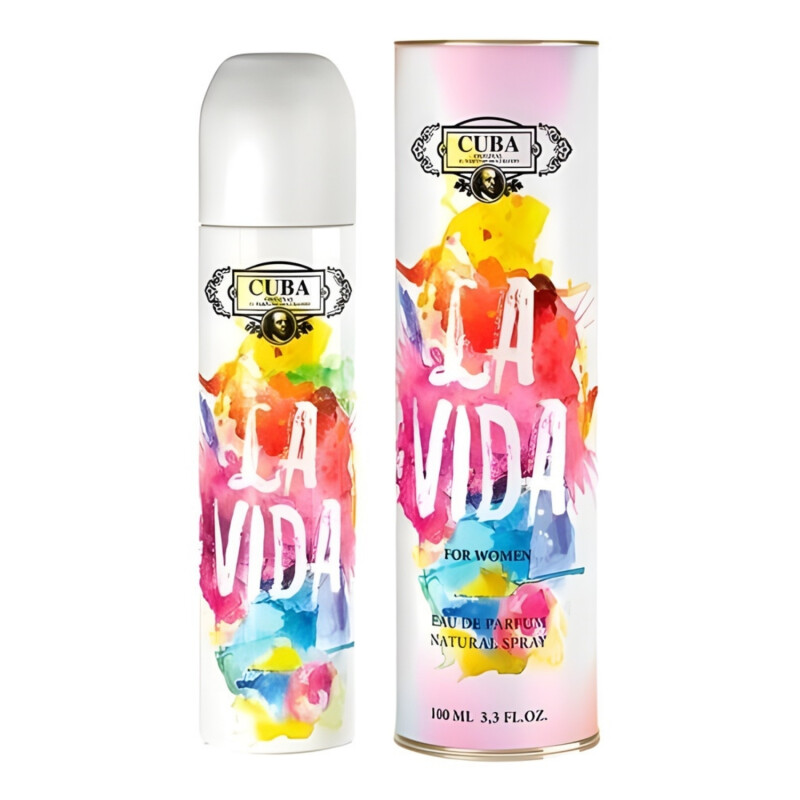 Set Perfume Cuba Happy + Mystic + Tasty + La Vida For Women EDP 100ml Para Mujer Set Perfume Cuba Happy + Mystic + Tasty + La Vida For Women EDP 100ml Para Mujer